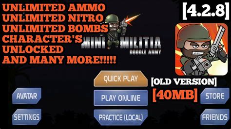 mini militia old version apk|mini militia mod apk download old version.